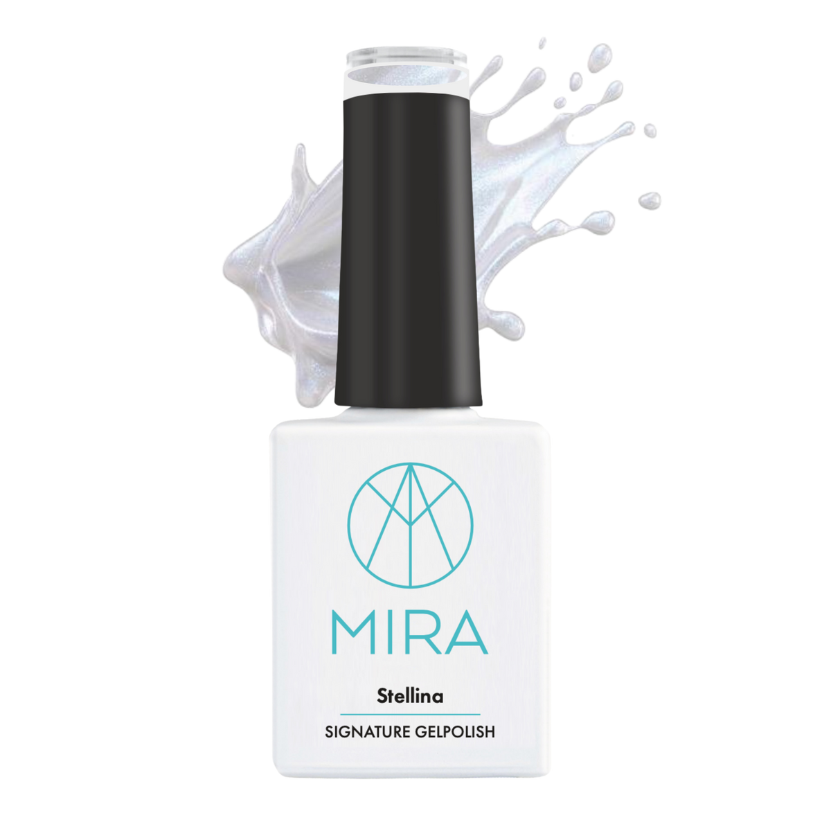MIRA Gellak Stellina - Transparant Wit Zilver 10 ml