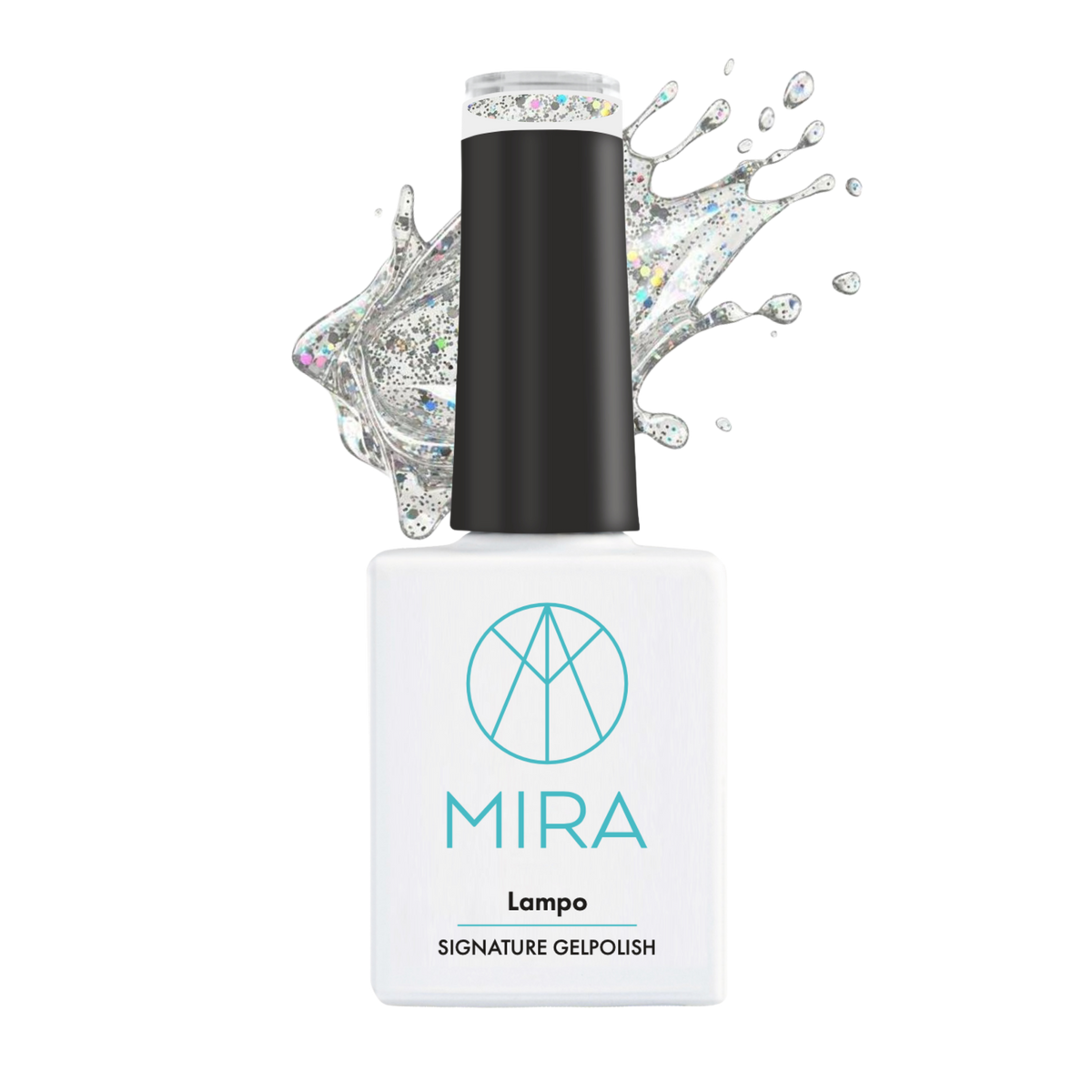 MIRA Gellak Verdalia - transparant glitter 10 ml