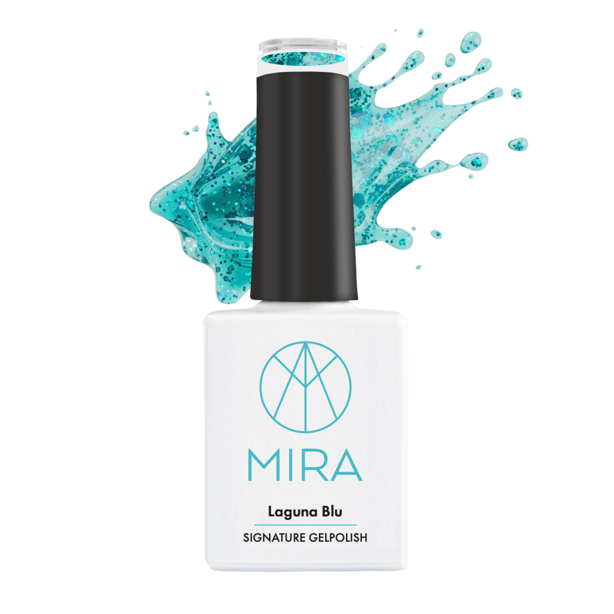 MIRA Gellak Laguna Blu - Transparant turquoise 10 ml
